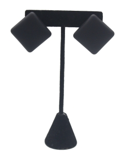 X-Large Rhombus Stud Earrings ES700120 BLACK